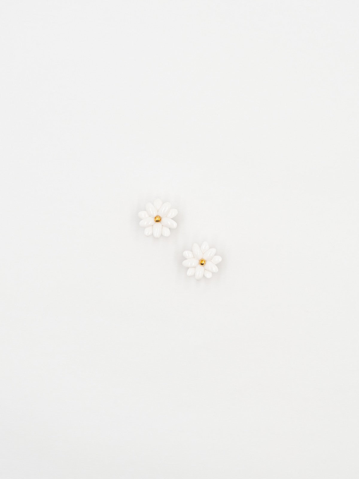 boucles d'oreilles marguerite