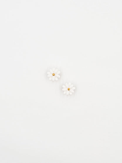 boucles d'oreilles marguerite