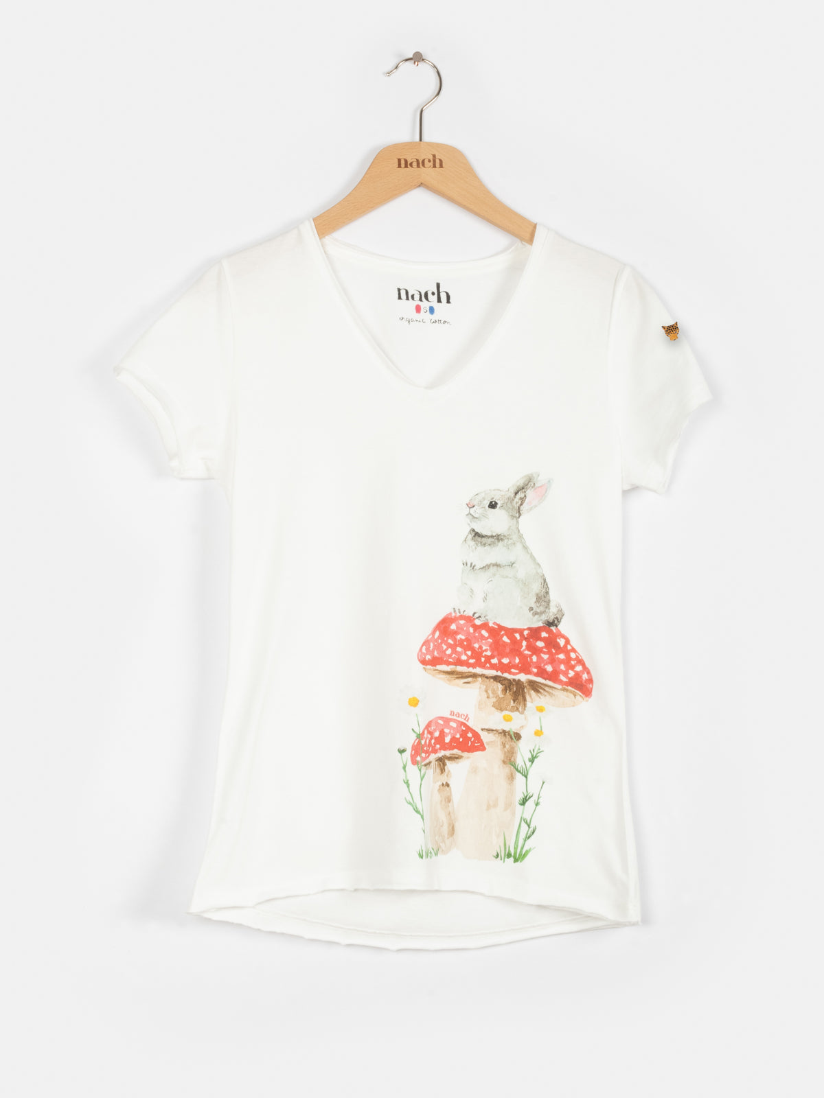 Tee-shirt lapin et champignon - Il était une fois